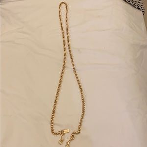 Coach gold chain strap